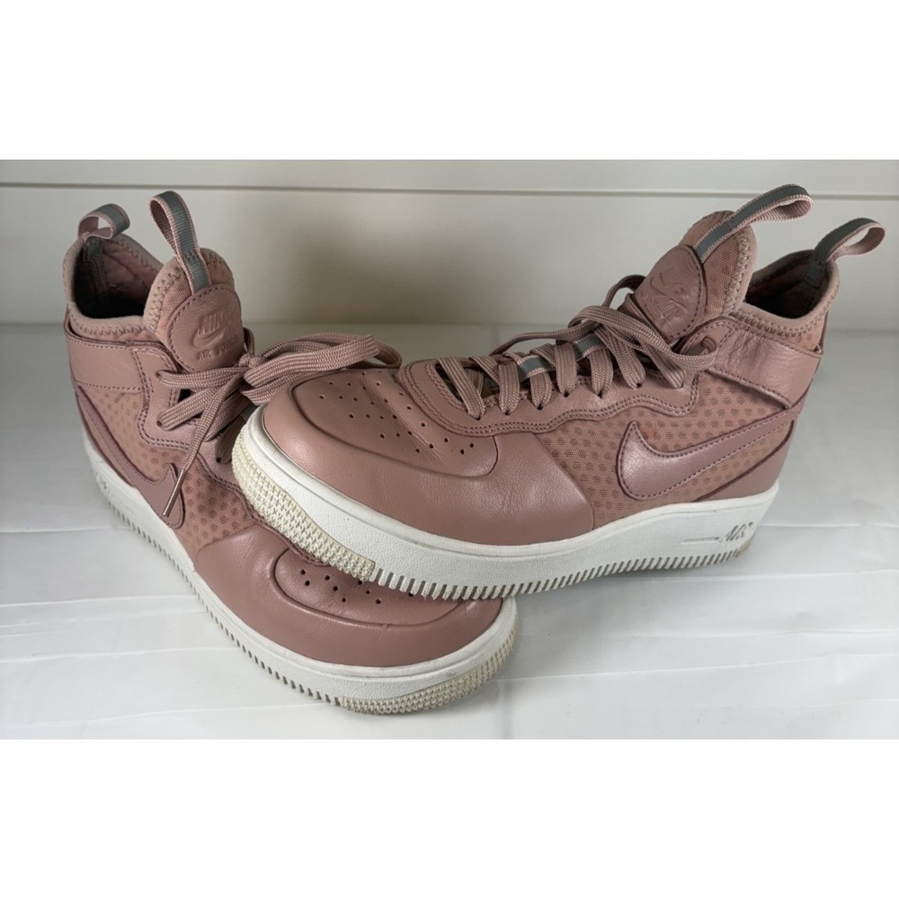 Nike Air Force 1‎ Ultraforce Women's Size 7.5 Shoes Pink White Mid Sneakers